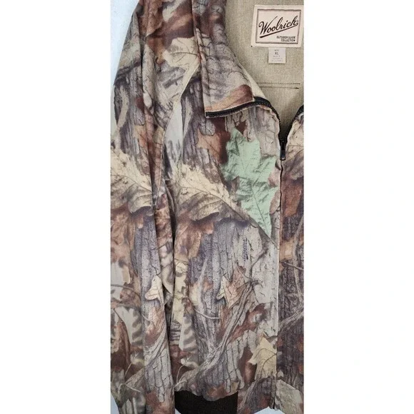 WOOLRICH Camo Microfiber Hunting Jacket Pants Advantage Timber Saddle-Cloth